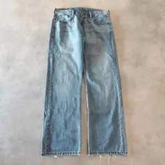 リーバイス569 Levis W32 ブルーデニム 青 ヒゲ 古着 15490