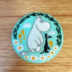 ムーミン 刺繍缶バッジ MOOMIN
