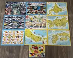 パズル10枚セット　知育玩具　知育　日本地図　子供用パズル　新幹線　都道府県