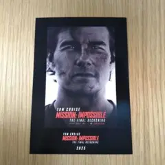 ミッションインポッシブル ファイナル・レコニング 入場者特典 ポスターカード