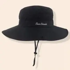 アウトドアハット ブラック