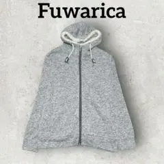 Fuwarica 裏ボアパーカー フード付き裏起毛パーカー (М)グレー mix