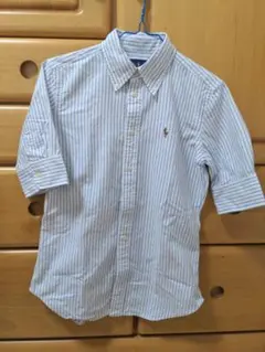 RALPH LAUREN ラルフローレン　五分袖ボタンダウンシャツ