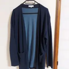 THE SHOP TK ネイビー カーディガン L
