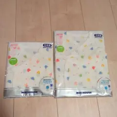 MIKI HOUSE ミキハウス　短肌着コンビ肌着　　新生児50cm50サイズ
