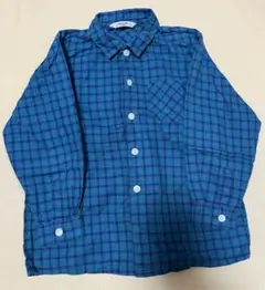 ファミリア チェックシャツ 美品