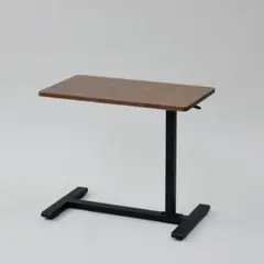 【新品】YAMAZEN レバー式昇降テーブル KUT-7040（WL/BK）