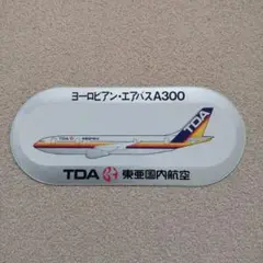 TDA 安全のしおり　エアバス A300　東亜国内航空 TDA 東亜国内航空 Airbus A300 Scale 1:400 - メルカリ
