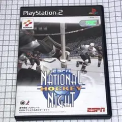 PS2 ナショナル ホッケー ナイト 盤面美品 希少品レア