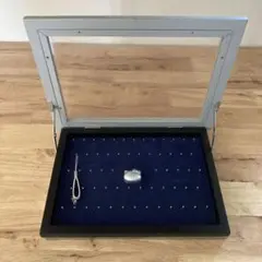 ハローキティ　アクセサリーケース グレー ネイビー