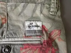 メイソンズ MASON'S イタリア フローラル柄 ショートパンツ