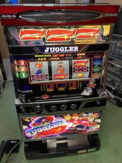 Sファンキージャグラー2 実機 ファンキージャグラー2 パチスロ実機本体+メダル不要機セット