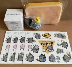 ハットにゃんセット。歯ブラシスタンド、アイスキャンディーメーカー、シール4枚
