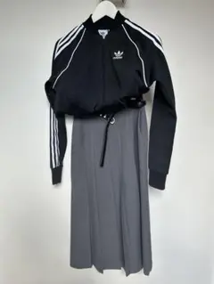 adidas ジャージ　gu プリーツスカート　セット