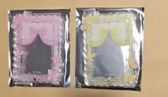 FUKUYA フクヤ フォトカードアクリルフレーム パピヨン ピンク 黄イエロー
