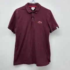 LACOSTE L！VE ポロシャツ　サイズS 赤　ユ21