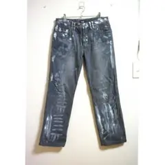 D&G DOLCE&GABBANA デニムパンツ ペイント Y2K アーカイブ