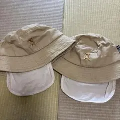 ベージュ帽子　POLO 50cm 48㎝