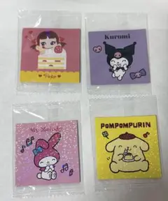 サンリオ　なかよしシールグミ　4枚セット