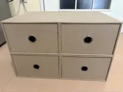 ニトリ カラボサイズ引き出し クラフ よこ型ハーフ 2個セット