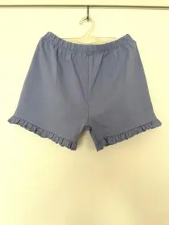 ネクストnext フリル付き青ハーフパンツ　ブルマ　12-18m 86センチ