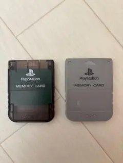 SONY PlayStation1 メモリーカード 15ブロック 2個　ジャンク