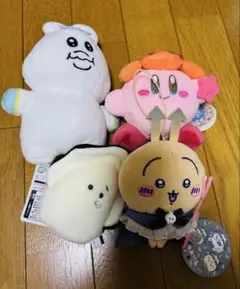 ぬいぐるみセット 4つ　ちいかわ　生牡蠣　んぽちゃむ　カービィ