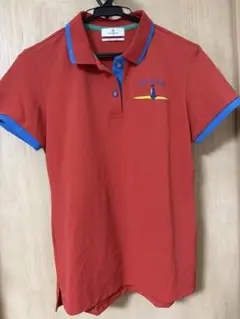 Munsingwear 赤 ポロシャツ Lサイズ