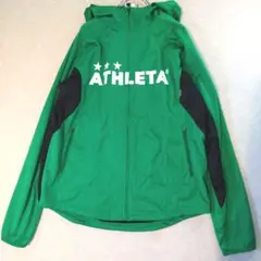 ATHLETA グリーン フルジップジャケット　Lサイズ
