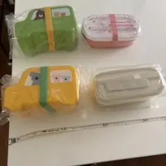 動物デザイン他弁当箱セット４個