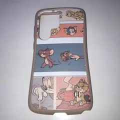 Galaxy S24 ultra対応　トムとジェリー スマホケース 握りやすい