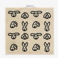 WARMGREYTAIL BUNNY BUNNY ハンドタオル CREAM