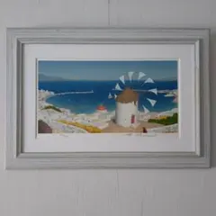 絵画・額縁・版画・山家 久幸・新品未使用・白鳥城の紅葉・美術品・インテリア・雑貨 山家久幸 『白鳥城の紅葉』 シルクスクリーン - 北海道画廊