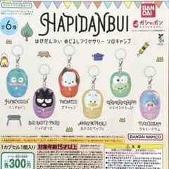はぴだんぶい めじるしアクセサリーソロキャンプ 全6種コンプリート