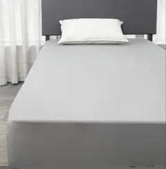 ボックスシーツ春夏用　ダブル　グレー