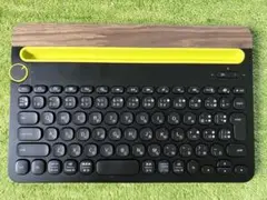 Bluetoothキーボード K480 黒/木目