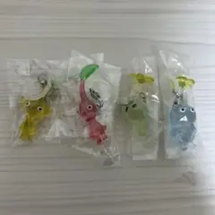 ピクミン めじるしアクセサリー　4種セット　ガチャガチャ