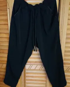 ZARA 大きいサイズ ブラック サルエル風パンツ カジュアルパンツ XXL