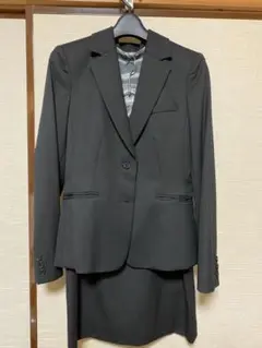 SALE【美品】P.S.F.A レディース スカートスーツ上下　黒　11号