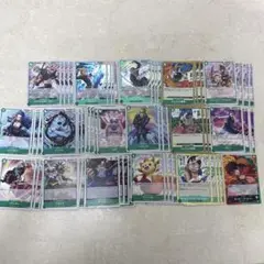 ワンピースカード 受け継がれる意思 緑 4コン Rまで　強化用　おまけ