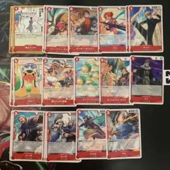 ワンピースカードまとめ売り アラバスタ 赤 デッキパーツ