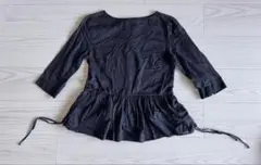 【MUVEIL WORK】 ブラックシャツ