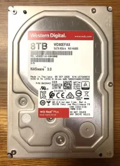 Western Digital Red WD80EFAX （HDD 8TB）