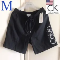 レア【新品】カルバンクライン メンズ 水着 M 黒 下着 usa