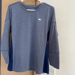 ellesse 長袖Tシャツ グレー/ネイビー