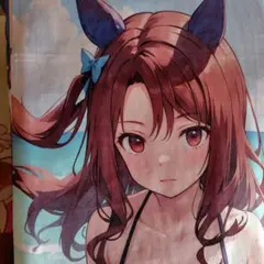 どう、この猫耳ポニテ‼️シークレットバスタオル