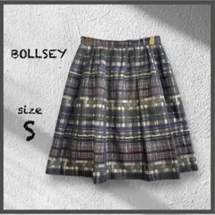 BALLSEY ボールジィ タックスカート 総柄 個性的 黒