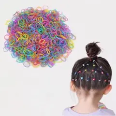 女の子ママ必見 カラーゴム1000個！！