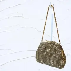 【レディース バッグ】ハンドバッグ がまぐち キラキラ パーティー