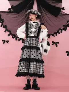 SCULTURETOKYO 失常 Retro Plaid Cake Skirt